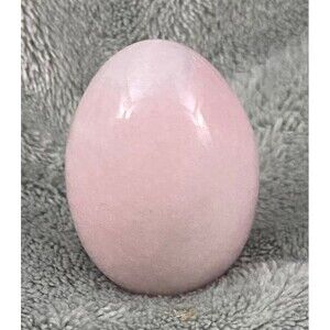 Vintage Alabaster Italian Egg Decor Easter Marble Stone Onyx Polished
